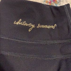 Whitney Simmons Gymshark leggings.